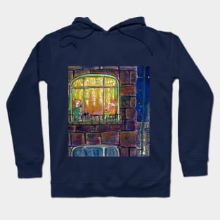 Watercolor illustration Hoodie